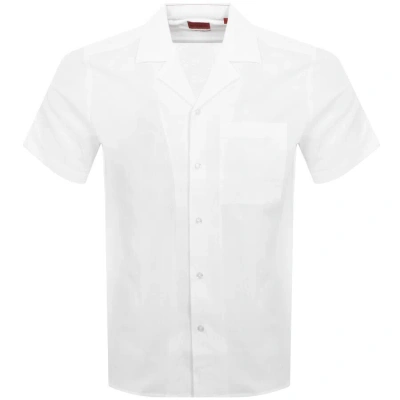 Hugo Boss Hugo Short Sleeved Ellino Shirt White