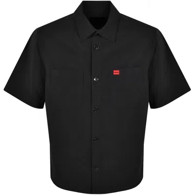 Hugo Boss Hugo Short Sleeved Eratino Shirt Black