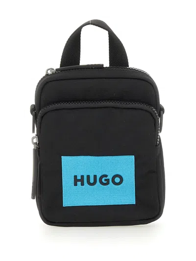 Hugo Shoulder Bag With Logo In Black