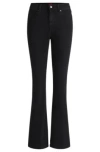 Hugo Boss Slim-fit Jeans In Black Stretch Denim In Black