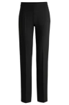 Hugo Boss Slim-fit Trousers In Stretch Fabric In Black