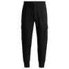 Hugo Boss Slim-fit Trousers In Stretch Gabardine In Black