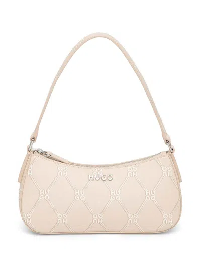 Hugo Small Chris Tote Bag In Neutrals