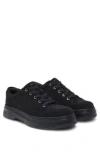 Hugo Boss Suede Derby Shoes With Eva Sole In Black