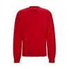 Hugo Boss Sweater With Embroidered Logo In Light Pink