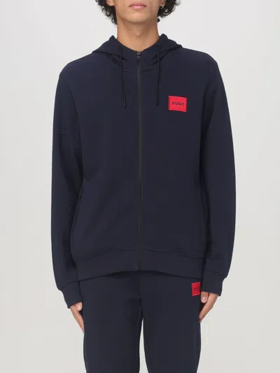 Hugo Boss Sweatshirt Hugo Men Color Blue In Blau