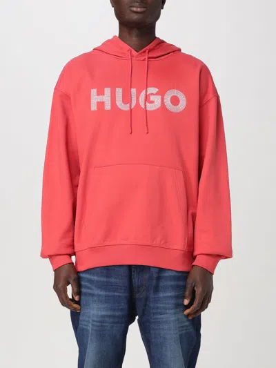 Hugo Sweatshirt  Men Color Red In Orange