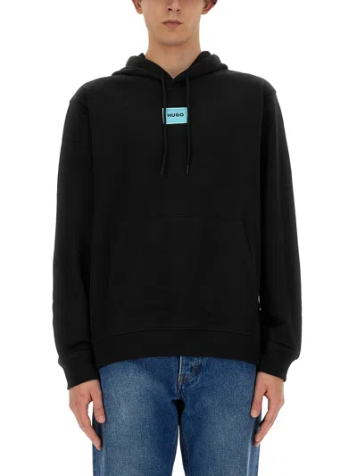 Hugo Sweatshirt With Logo In Black