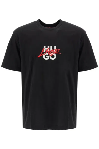 HUGO T SHIRT GIROCOLLO LOGATA