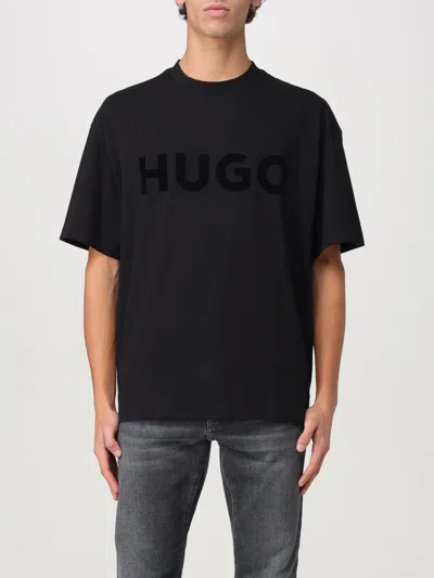 Hugo T-shirt  Men Color Black In Schwarz