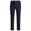 Hugo Boss Delaware Slim-fit Jeans In Indigo Stretch Denim In Blue