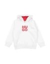 Hugo Boss Hugo Toddler Boy Sweatshirt White Size 6 Cotton, Polyester, Elastane In White