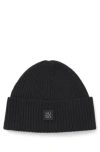 Hugo Boss Xola Metal Mens Beanie In Black