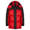 Hugo Boss Water-repellent Parka With Red-rubber Logo Badge In Pink