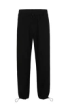 Hugo Boss Water-repellent Trousers With Adjustable Hems In Black