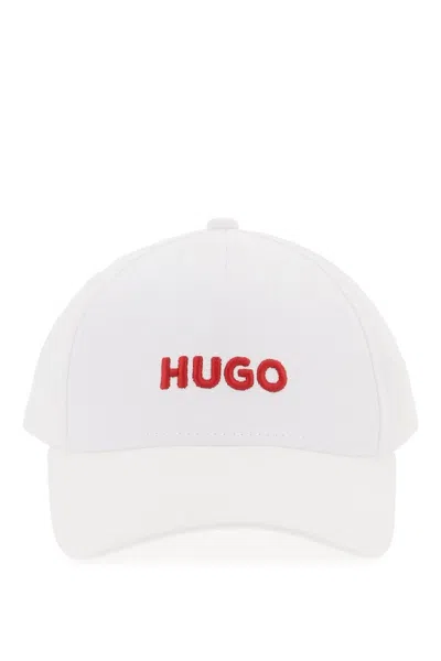 HUGO HUGO "JUDE EMBROIDERED LOGO BASEBALL CAP WITH