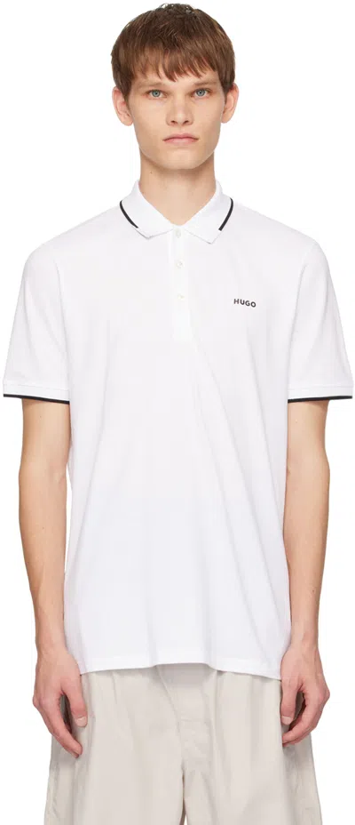 Hugo Dinoso22 Polo T Shirt White
