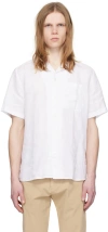 HUGO WHITE RELAXED-FIT SHIRT