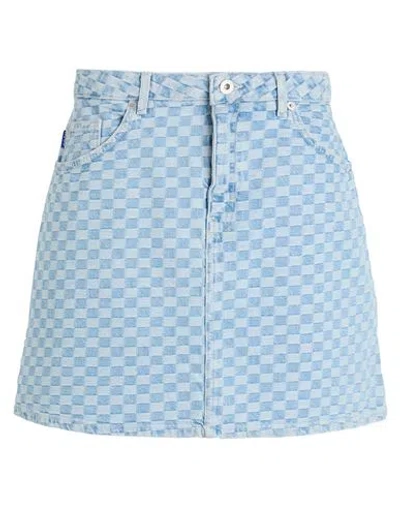 Hugo Boss Hugo Woman Denim Skirt Blue Size Xl Cotton