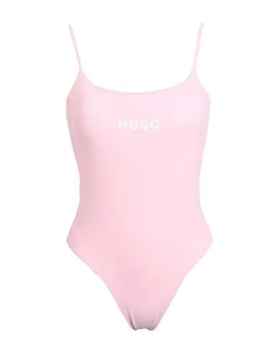 Hugo Woman One-piece Swimsuit Pink Size L Recycled Polyamide, Elastane