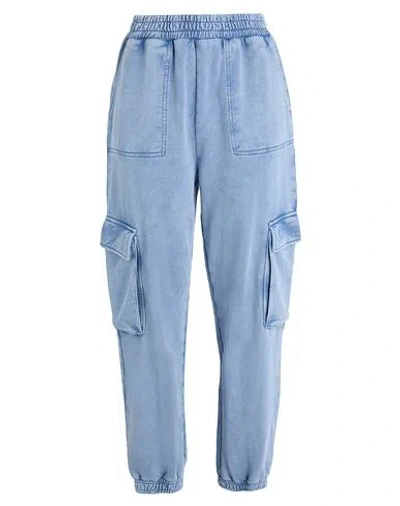 Hugo Boss Hugo Woman Pants Light Blue Size Xl Cotton