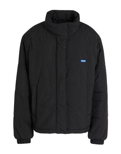 HUGO BOSS HUGO WOMAN PUFFER BLACK SIZE XL POLYAMIDE