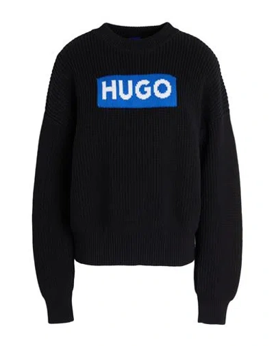 Hugo Boss Hugo Woman Sweater Black Size Xl Cotton