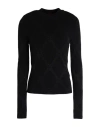 Hugo Boss Hugo Woman Sweater Black Size M Viscose, Polyester, Polyamide In Black
