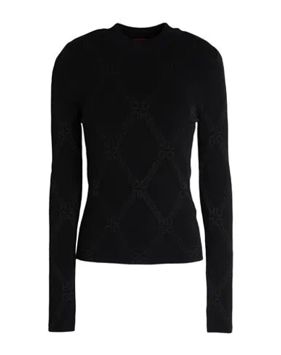 Hugo Boss Hugo Woman Sweater Black Size M Viscose, Polyester, Polyamide