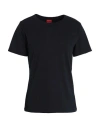 Hugo Boss Hugo Woman T-shirt Midnight Blue Size L Cotton, Recycled Polyester, Elastane
