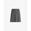 Hugo Boss Mini Skirt With Houndstooth Jacquard In Open Miscellaneous