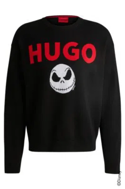 Hugo Boss Hugo X Disney's The Nightmare Before Christmas Man Sweater Black Size L Cotton