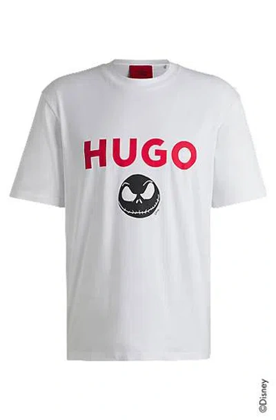 Hugo Boss Hugo X Disney's The Nightmare Before Christmas Logo T-shirt In White