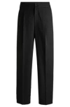 Hugo Boss Hugo X Les Benjamins Modern-fit Trousers In Patterned Jacquard In Patterned
