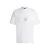 Hugo Boss Hugo X Les Benjamins Oversize-fit T-shirt With Swan Graphic In White