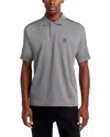 Hugo Boss X Rb Drack Cotton Logo Taped Relaxed Fit Polo Shirt In Open Grey