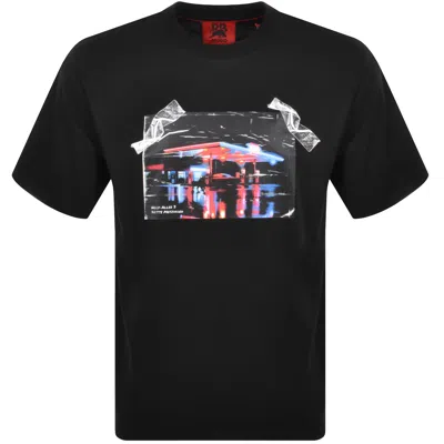 Hugo Boss Hugo X Rb Racing Inspired Print T-shirt In Black