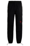 Hugo Boss Black Regular-fit Cargo Pants In Black