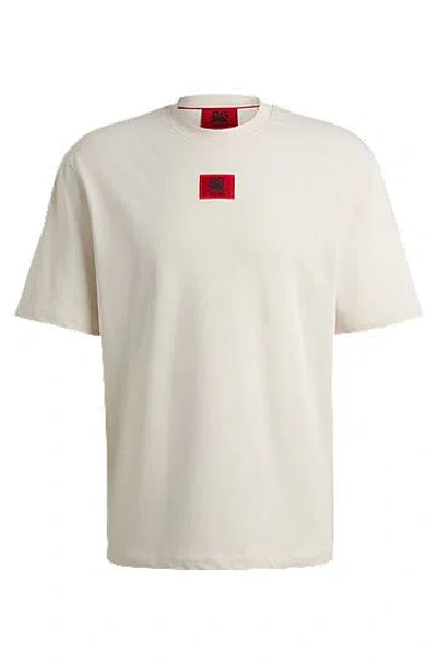 Hugo Boss X Rb Relaxed-fit T-shirt With Signature Bull Motif In White