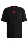 Hugo X Rb Relaxed-fit T-shirt With Signature Bull Motif In Black