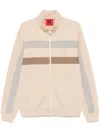 Hugo Boss X Visa Cash App Raccing Bulls Stripped Sweatshirt In Neutrals