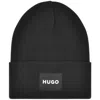 Hugo Boss Hugo Xevon Beanie Black In Black