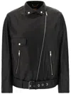 Hugo Boss Zip-down Jacket In Black