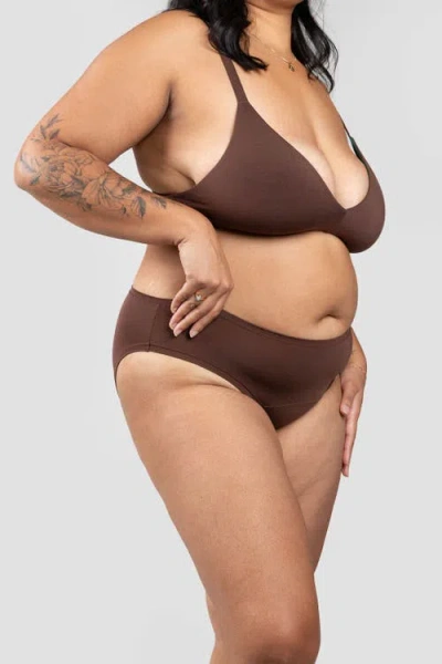 Huha Low-mid Rise Bikini In Brown