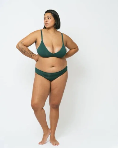 Huha Low-mid Rise Bikini In Green