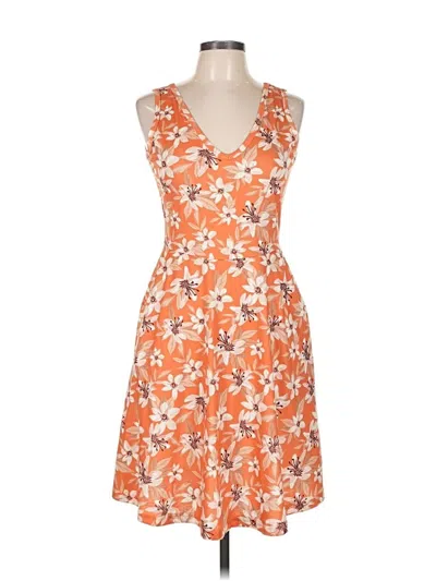 Pre-owned Huhot Casual Dress In Orange