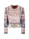 Hui Hui Geometric-print Jacket In Multi