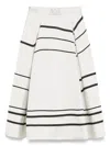 Hui Milano Camomilla Midi Skirt In Neutrals