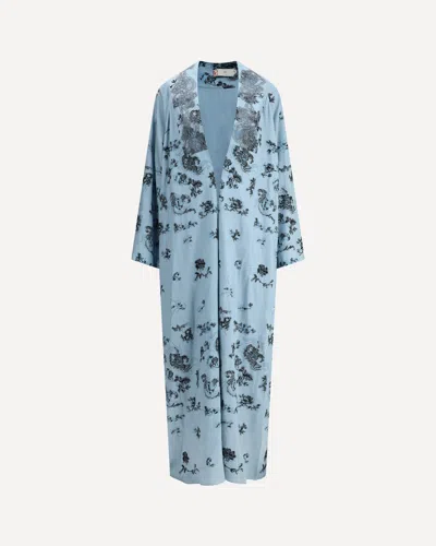 Hui Milano Fagiolo Kimono In Blue