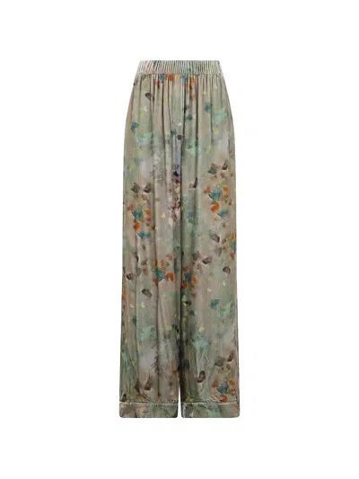 Hui Milano Floral-print Palazzo Pants In Multi